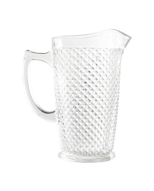 Jarra cristal transparente 1,5 l , diamante,