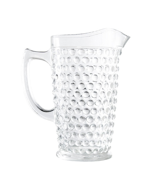 Jarra cristal transparente 1,5 l deco. esferas