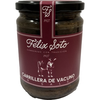 FELIX SOTO carrillera de vacuno en salsa tarro