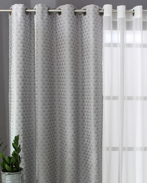 Cortina ollaos jacquard