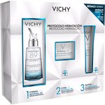 Schatulle Feuchtigkeitsprotokoll mit Mineral 89-Serum Dosierspender 50 ml + Geschenk Boots Feuchtigkeitscreme + Lichtschutz SPF50+