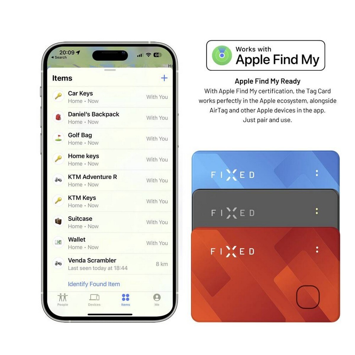 Tracker Card Fixed Location Card for Apple "Find My" - Preto 7