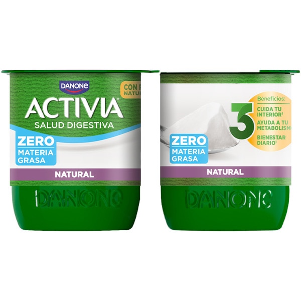 Zero Entrahmter Bifidus-Jogurt 0% Fett 4er-Pack Einheiten 120 g