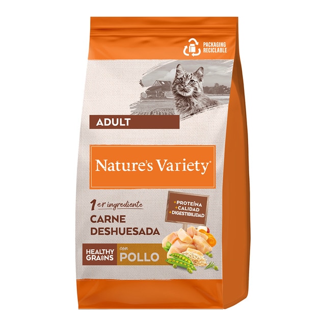 Nature’s Variety – Pienso para gatos adultos Nature’s Variety Healthy grains pollo.