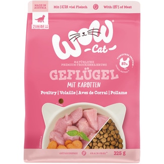 WOW cat food with free-range poultry container 325 g