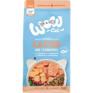 WOW pienso para gatos adultos con salmón envase 2 kg