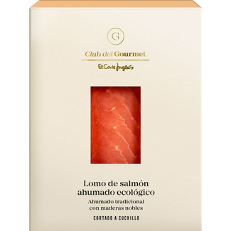 CLUB DEL GOURMET Organic smoked salmon loin case 150 g