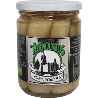 HUERTA DE TORMANTOS Organic leeks jar 251 drained weight g