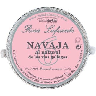 ROSA LAFUENTE razor shells in brine from the Galician Rias tin 111 g