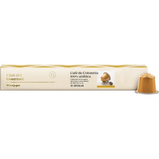 CLUB DEL GOURMET coffee from Colombia 100% arabica 10 capsules case 50 g