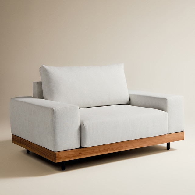 Sillón de jardín de 1,5 plazas Sidney El Corte Inglés