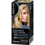 tinte coloración permanente color 8.11 Rubio claro con mascarilla de keratina box 1 each
