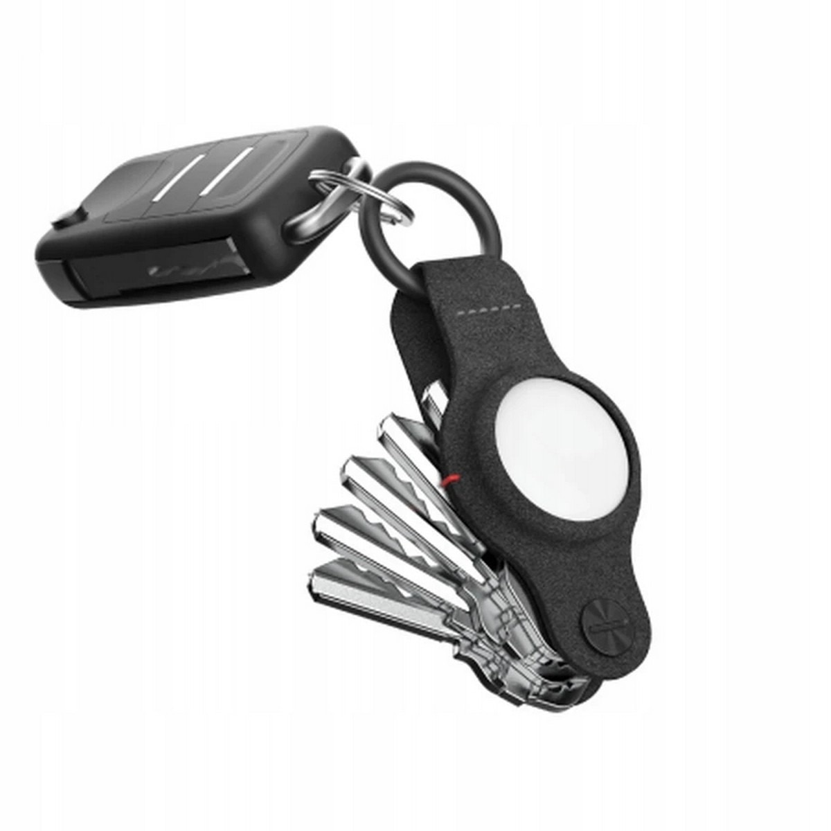 Imagem 0 de Porta-Chaves KeySmart AirTag Flex Vegan - Preto