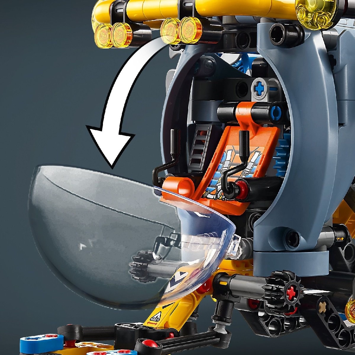 Submarino de Investigação em Águas Profundas Lego Technic 6