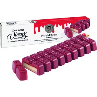 VICENS Jordi Roca Messe-Apfel-Tourron mit Mandel-Apfel-Ganache und Karamell Tafel 300 g