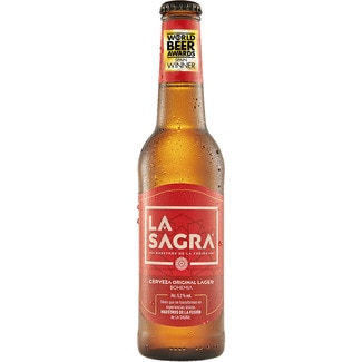 LA SAGRA Lager Bohemia craft lager bottle 33 cl