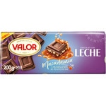 chocolate con leche y nueces de macadamia caramelizadas con sal sin gluten tableta 200 g