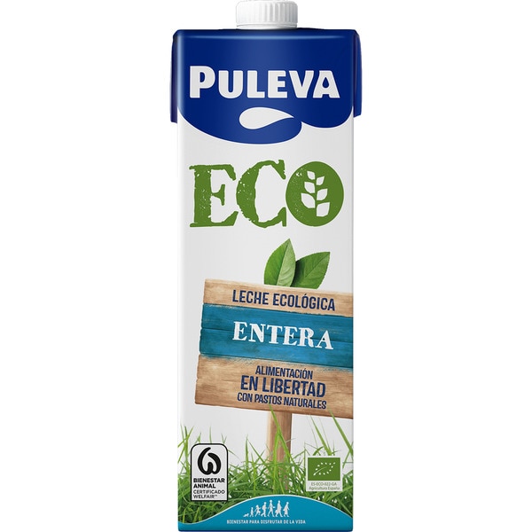 precios Puleva Leche Entera Ecológica Brik 1 L en Hipercor