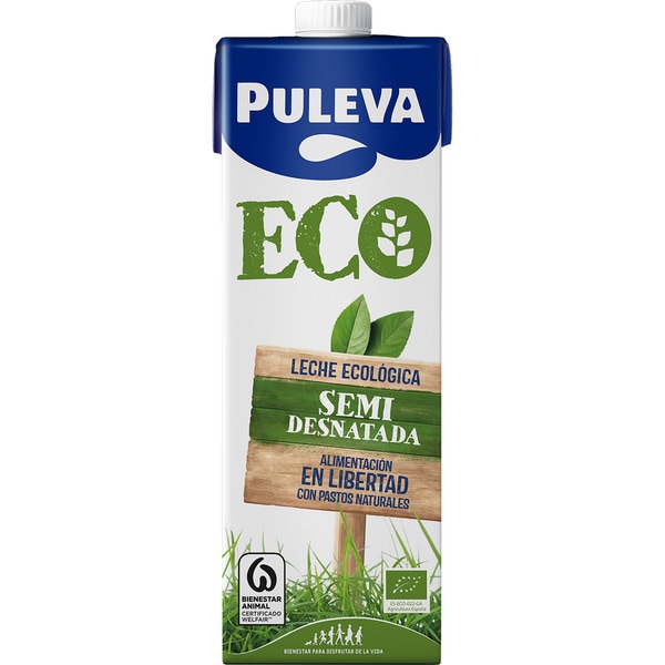 precios Puleva Leche Semidesnatada Ecológica Brik 1 L en Hipercor