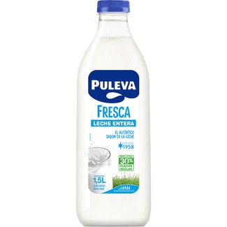 precios Puleva Leche Fresca Entera Botella 1,5 L en Hipercor