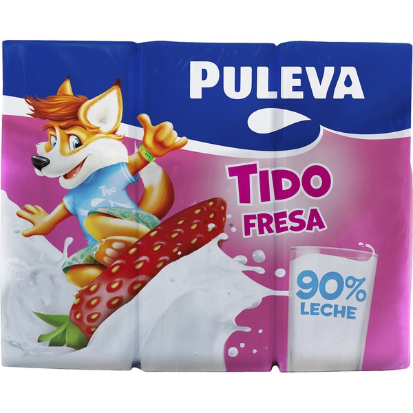 Tido Erdbeer-Shake mit 90% Milch glutenfrei 6er-Pack Kartons 200 ml