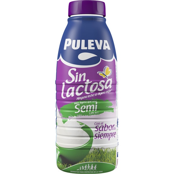 precios Puleva Leche Semidesnatada 1% Materia Grasa Sin Lactosa Botella 1 L en Hipercor