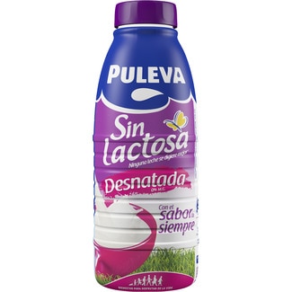 precios Puleva Leche Desnatada 0% Materia Grasa Sin Lactosa Botella 1 L en Hipercor