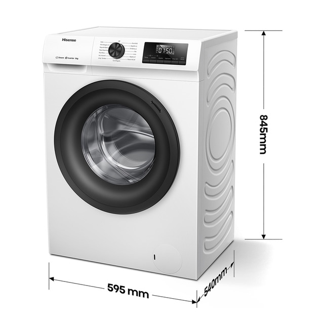 Thumbnail 1 de Hisense WF1Q8041BW Lavadora 8Kg Vapor Serie 1Q 🧺