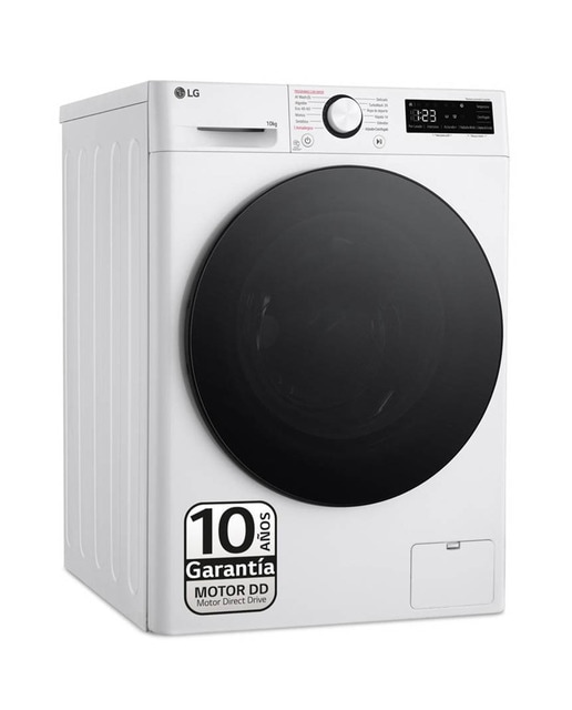 Lavadora LG 10 kg /1400 rpm, TurboWash 360º - F4WR6010AGW. Reacondicionado grado A