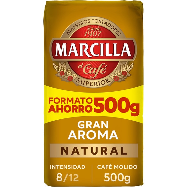 Gran Aroma gemahlener Kaffee Natur Intensität 8 Paket 500 g