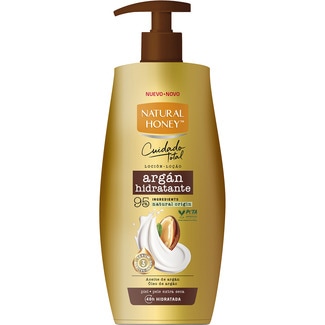 NATURAL HONEY SensorialCare Argan exotic nourishing body lotion with argan oil 48h doser 600 ml for extra dry skin