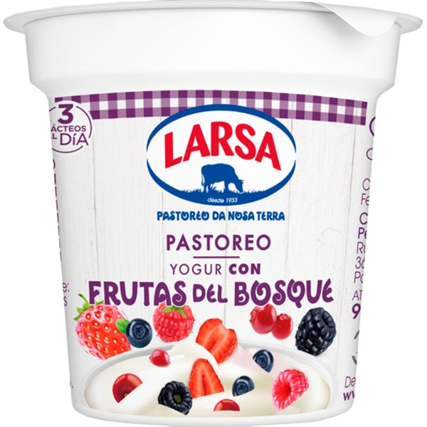 Iogurte Frutos dos Bosques embalagem 125 g