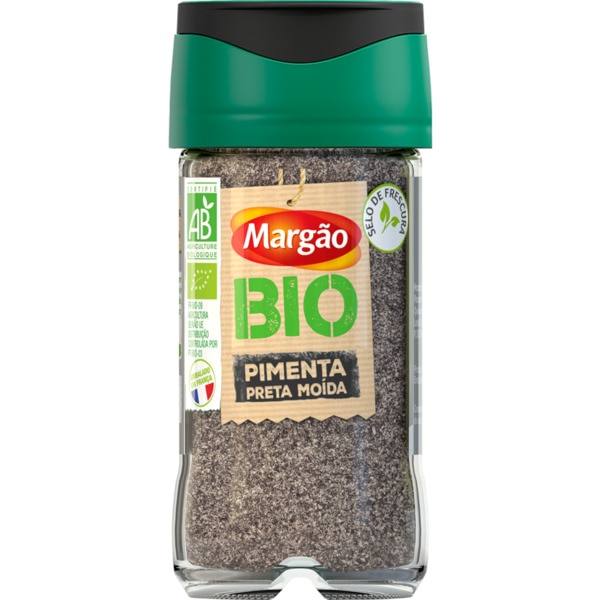 Bio Pimenta Preta Moída Biológica frasco 43 g