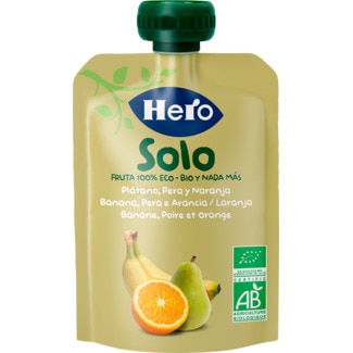 Hero Solo Saqueta de Banana, Pera e Laranja saqueta 100 g