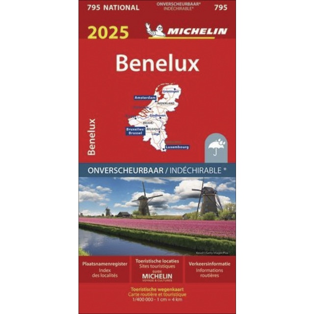 Mapa National Benelux 2025 17795