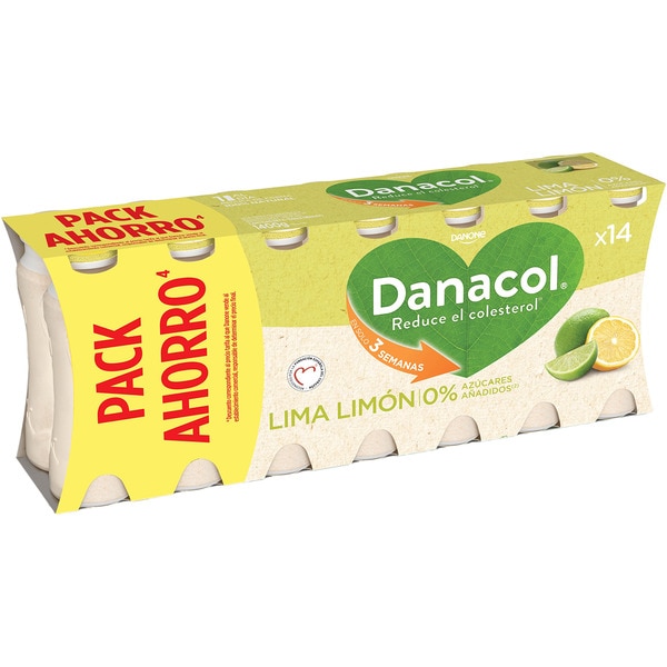 sabor lima y limón 0% azúcares añadidos sin gluten pack 14 unidades 100 g