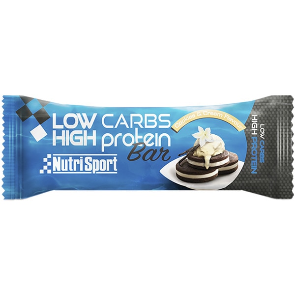 Proteinriegel geringer Kohlehydrategehalt Geschmacksrichtung Cookies & Cream Behälter 60 g
