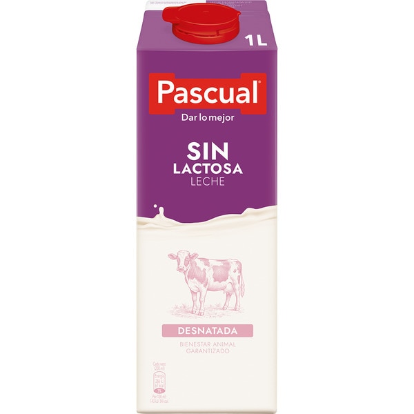 precios Pascual Leche Desnatada Sin Lactosa Brik 1 L en Hipercor