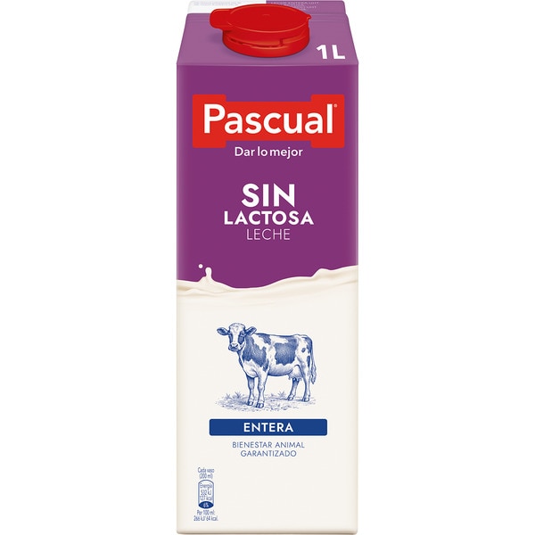 precios Pascual Leche Entera Sin Lactosa Brik 1 L en Hipercor