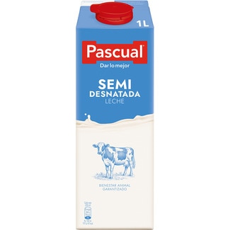 precios Pascual Leche Semidesnatada Brik 1 L en Hipercor