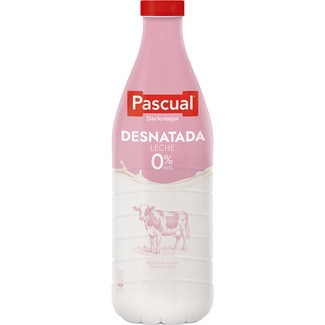 precios Pascual Leche Desnatada 0% Materia Grasa Botella 1,5 L en Hipercor