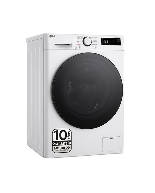 Lavadora LG 8 kg / 1200 rpm - F2WR5S08AGW. Reacondicionado grado A