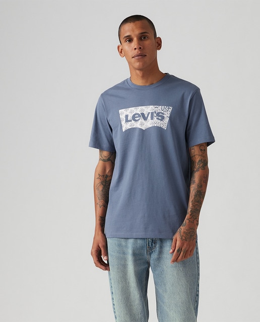 Camiseta de hombre de manga corta con cuello redondo