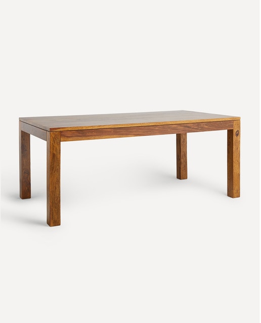 Mesa de comedor de madera de palisandro Bombay El Corte Inglés. Reacondicionado grupo A