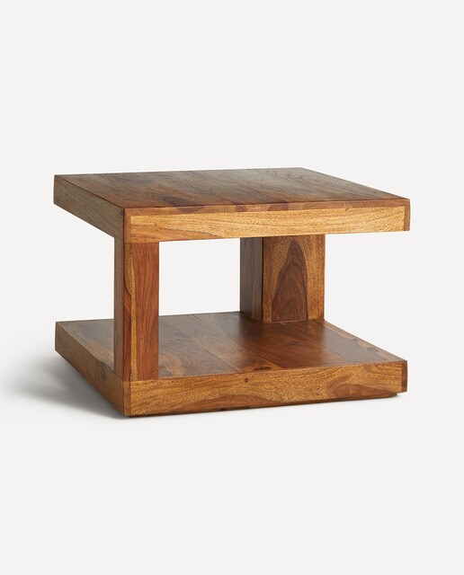 Mesa auxiliar de madera de palisandro Bombay El Corte Inglés. Reacondicionado grupo A