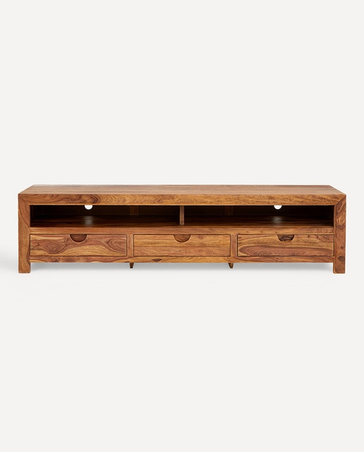 Mueble de TV de madera de palisandro Bombay El Corte Inglés. Reacondicionado grupo B