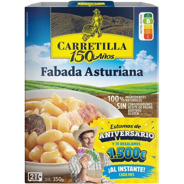 Fabada Asturiana bean stew, gluten-free container 350 g