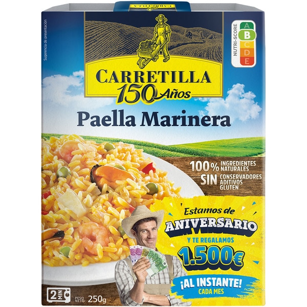 paella marinera sin gluten estuche 250 g