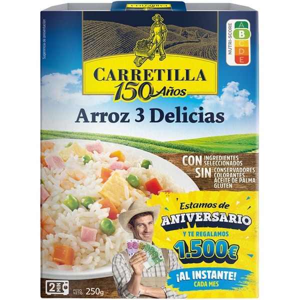 ?arroz tres delicias' rice, gluten-free case 250 g