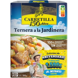 CARRETILLA ternera a la jardinera envase 275 g